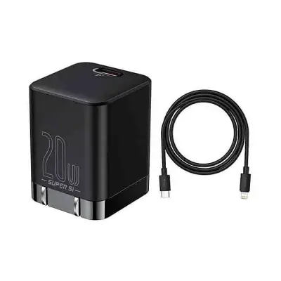 Baseus Super Si Pro 20W 1C Adapter with USB-C to Lightning Cable